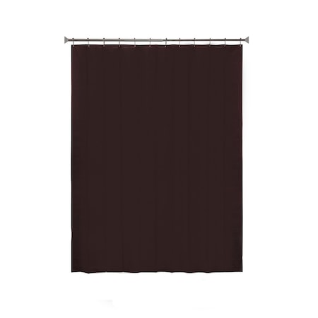 Kenney Mfg Lightweight PEVA Shower Curtain Liner and Beaded Roller Ring Set, 70in W x 72in H KN61759V1